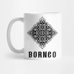 Borneo ethnic tribe motif Mug